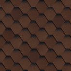 Гибкая черепица ТЕХНОНИКОЛЬ Соната коричневый