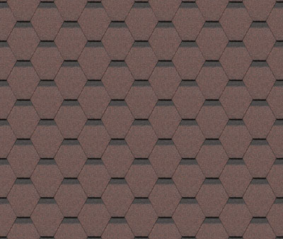 Гибкая черепица DÖCKE PIE КАРАТ Красный