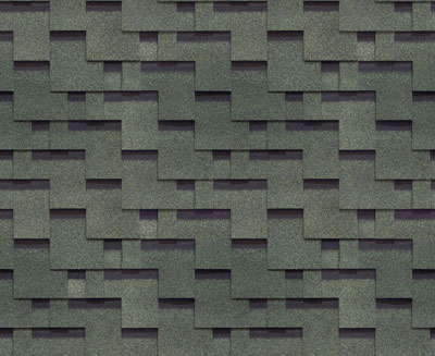 Гибкая черепица DÖCKE PIE МАТРИЦА Зеленый