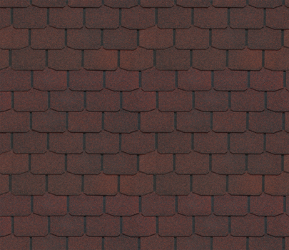 Гибкая черепица DÖCKE PIE КРОНА КРАСНЫЙ