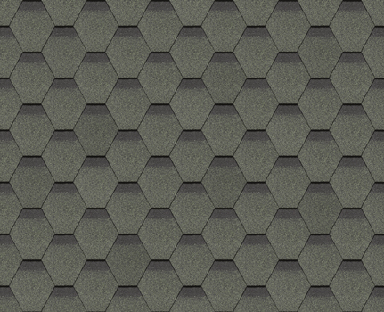 Гибкая черепица DÖCKE PIE Сота Зеленый