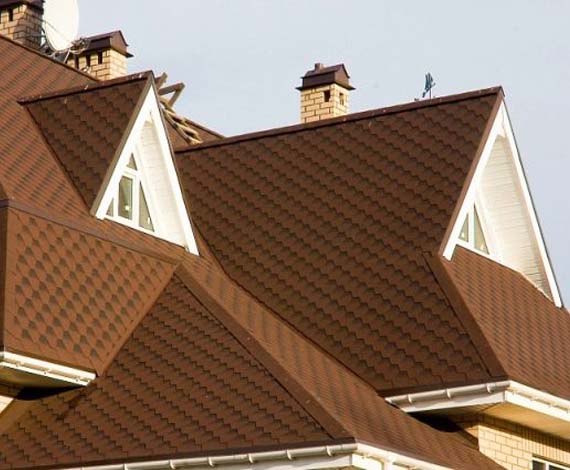 Кровля: металлочерепица, ондулин, битумная черепица, профнастил, ондувилла