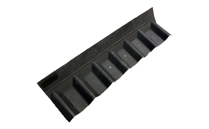 Покрывающий фартук Ондулин черепица (чёрный)