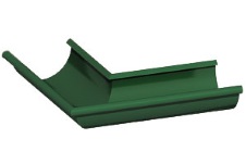 Угол желоба наружный D125 